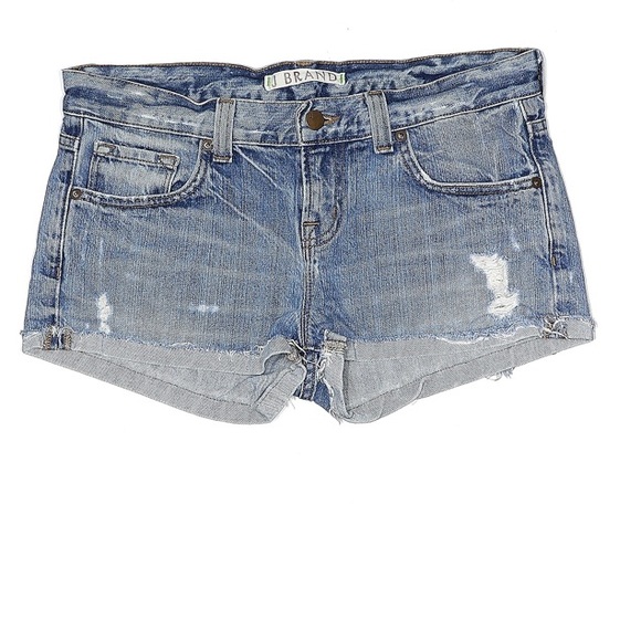 J Brand Pants - Cute y2k low rise distressed jean shorts